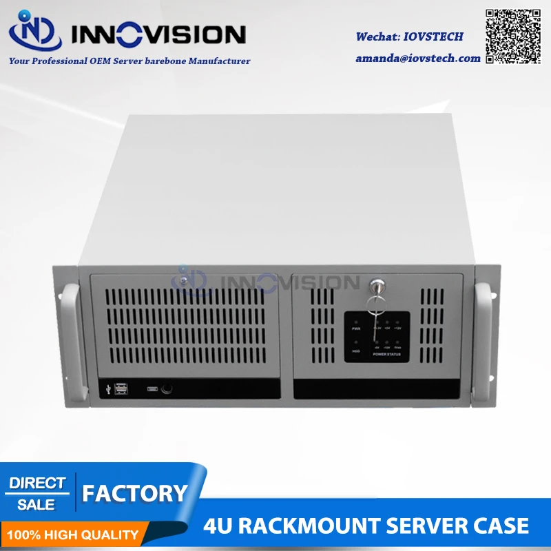 HQ 4U rack mount chassis IPC610H  with Visual & Audible Alarm Notification