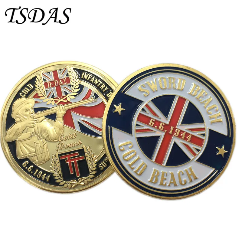 Монеты с покрытием 24 каратным золотом рандомное деление Северного земледелия