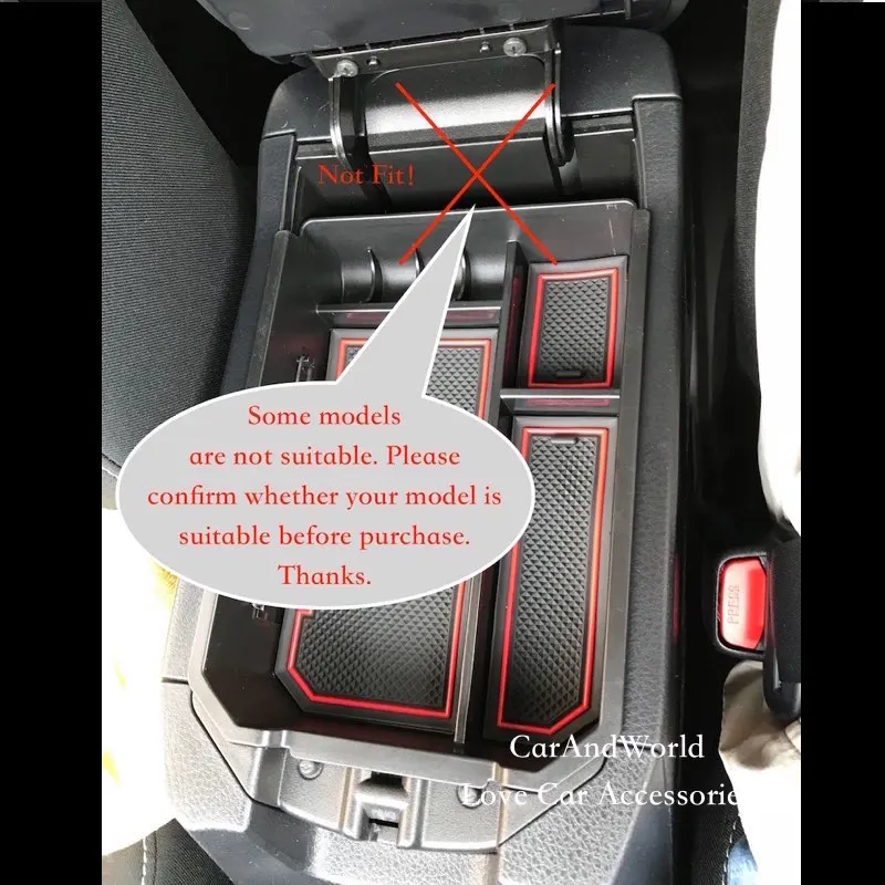 Для Toyota RAV4 2015 2016-2018 центральный подлокотник коробка для хранения Сетка держатель
