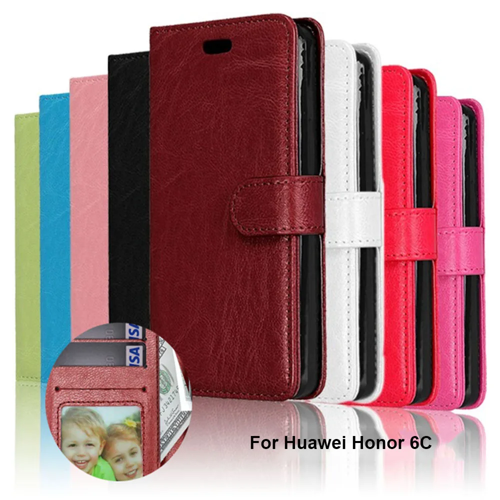 Чехол Кошелек для Huawei Enjoy 6 s Nova Smart откидной из искусственной кожи чехлы подставки