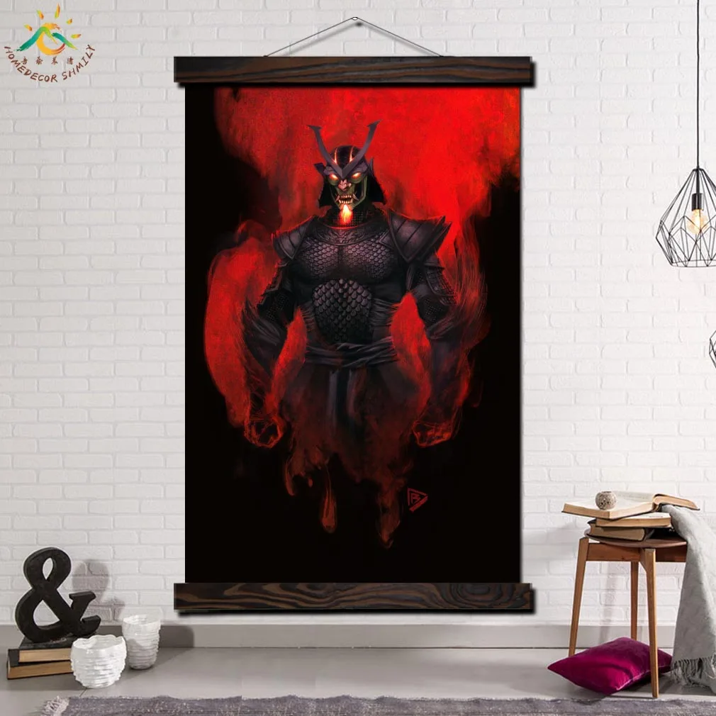 

Japan Bushido Modern Wall Art Print Pop Art Picture And Poster Frame Hanging Scroll Canvas Painting Canvas Poster Home Decor