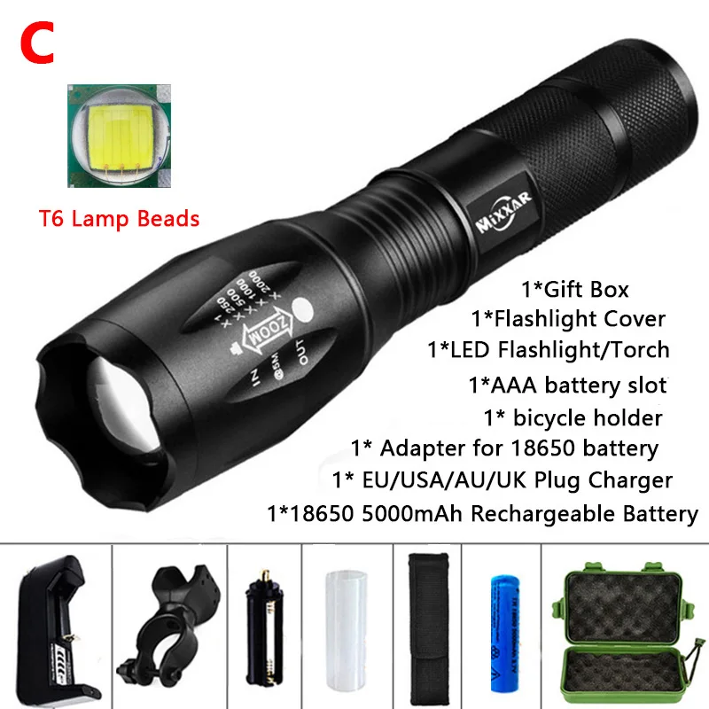 C Q250 TL360 8000 лм T6/V6/L2 велосипед/Велосипедный светильник 18650 перезаряжаемый велосипедный светильник/головной светильник велосипедный светильник передний для велосипеда/велосипеда - Цвет: C