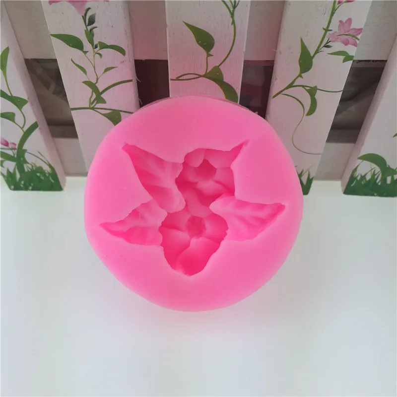 Цветок розы 3D шоколад мыло формы DIY средства украшения торта помадкой