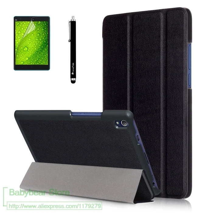 Для Lenovo Tab 3 8 Plus 8703 8703x TB 8703F 8703N (TAB3 P8) 0 &quotPU подставка чехол для планшета + защита