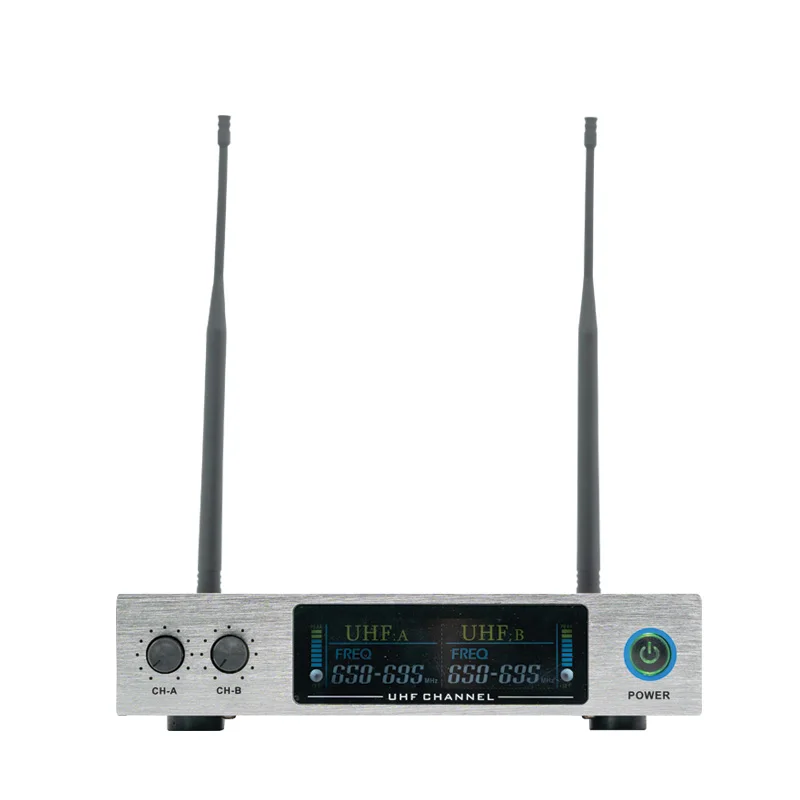 Профессиональная Беспроводная микрофонная система 900T 2 канала UHF Dynamic Professional 4