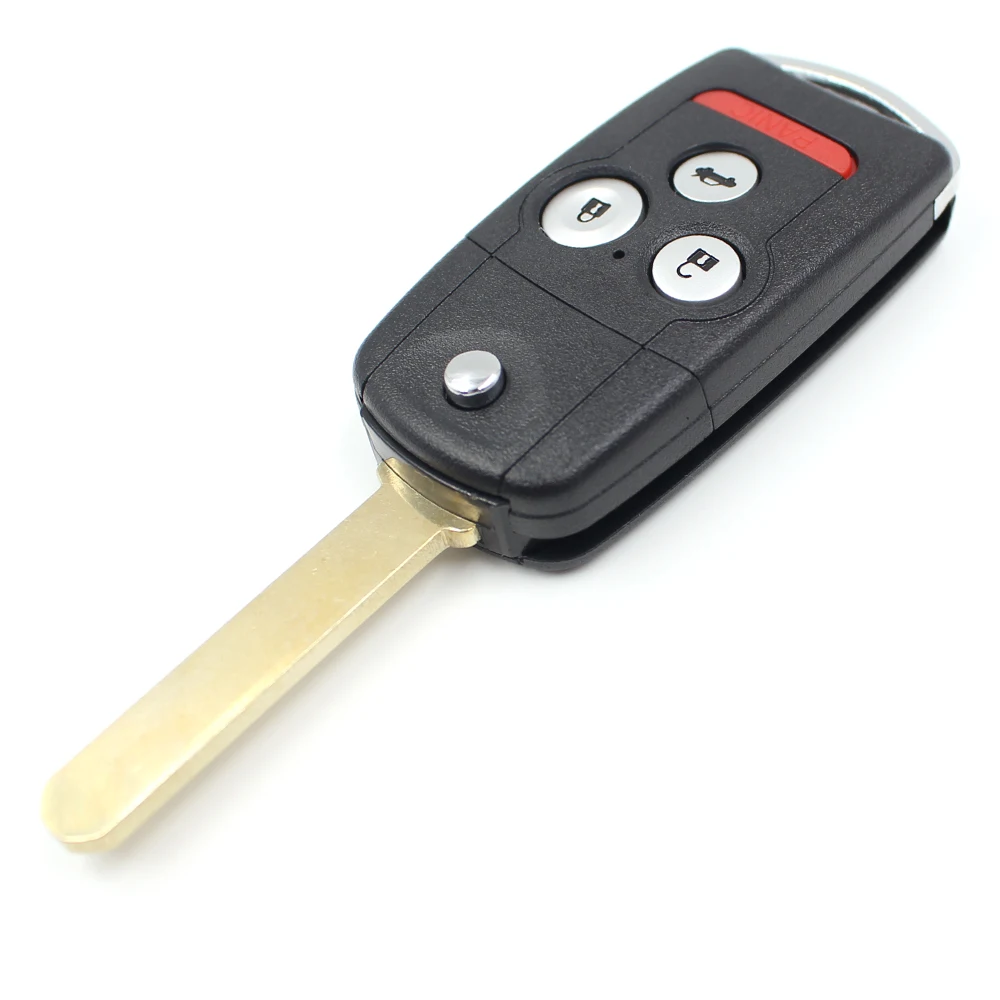 Keyecu Флип дистанционный брелок 4 кнопки 313,8 МГц ID46 чип для Acura MDX RDX 2007-2012 FCC ID: N5F0602A1A