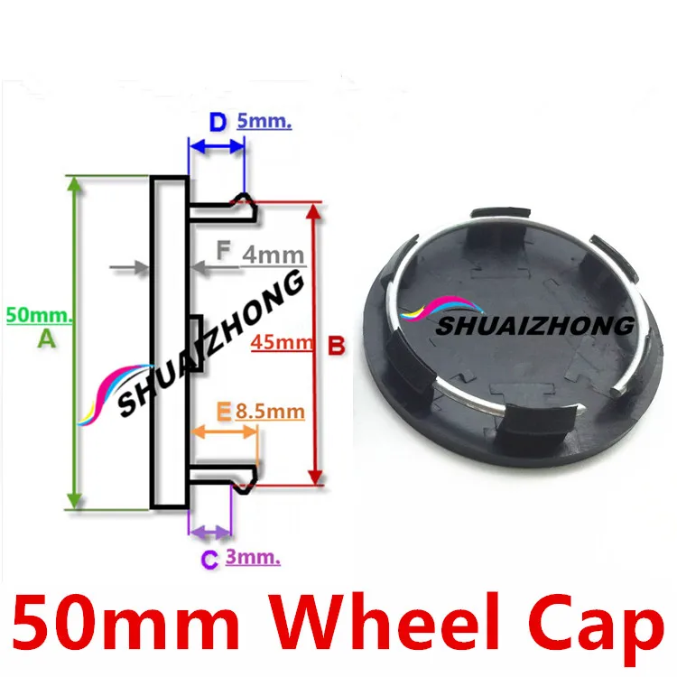 20 шт./лот внешний диаметр 50 мм 56 60 Alfa Romeo колпачки центральной ступицы