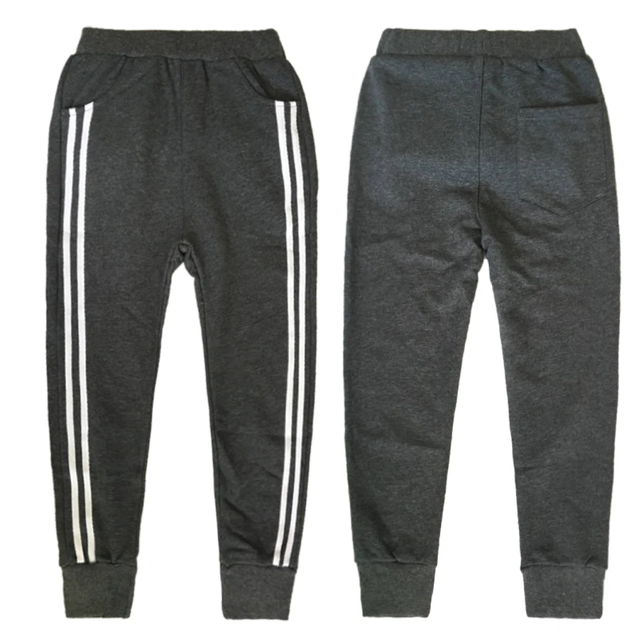 Famli Big Boy Spring solid Pants Teenage Sports Teen Kids Casual Cotton Trousers for Children Boys 0 12 14 16 Year |