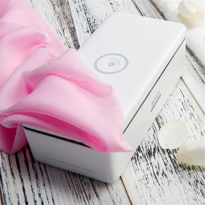 SUNUV UV Sterilizer Box Beauty Nail Art Tools S2 Storage Portable LED Disinfection for Comestic Salon | Красота и здоровье