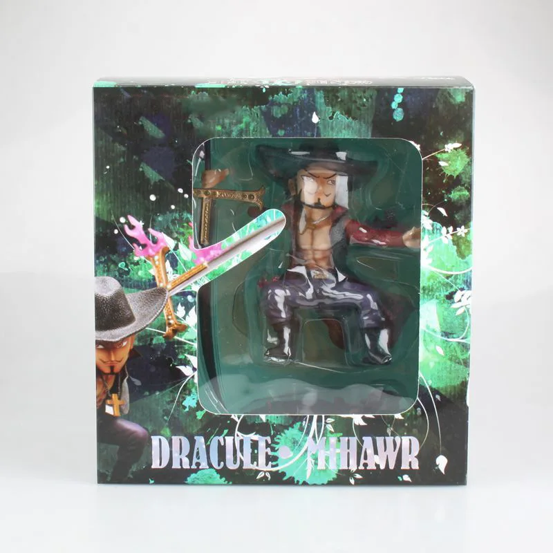 

Cute Anime One Piece Dracule Mihawk Battle Ver. GK PVC Action Figure Statue Collectible Model Toys Doll