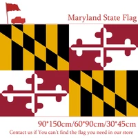 60x90cm 150x90cm maryland state flag 3x5ft banners with brass metal holes for decoration office 3045cm car flag