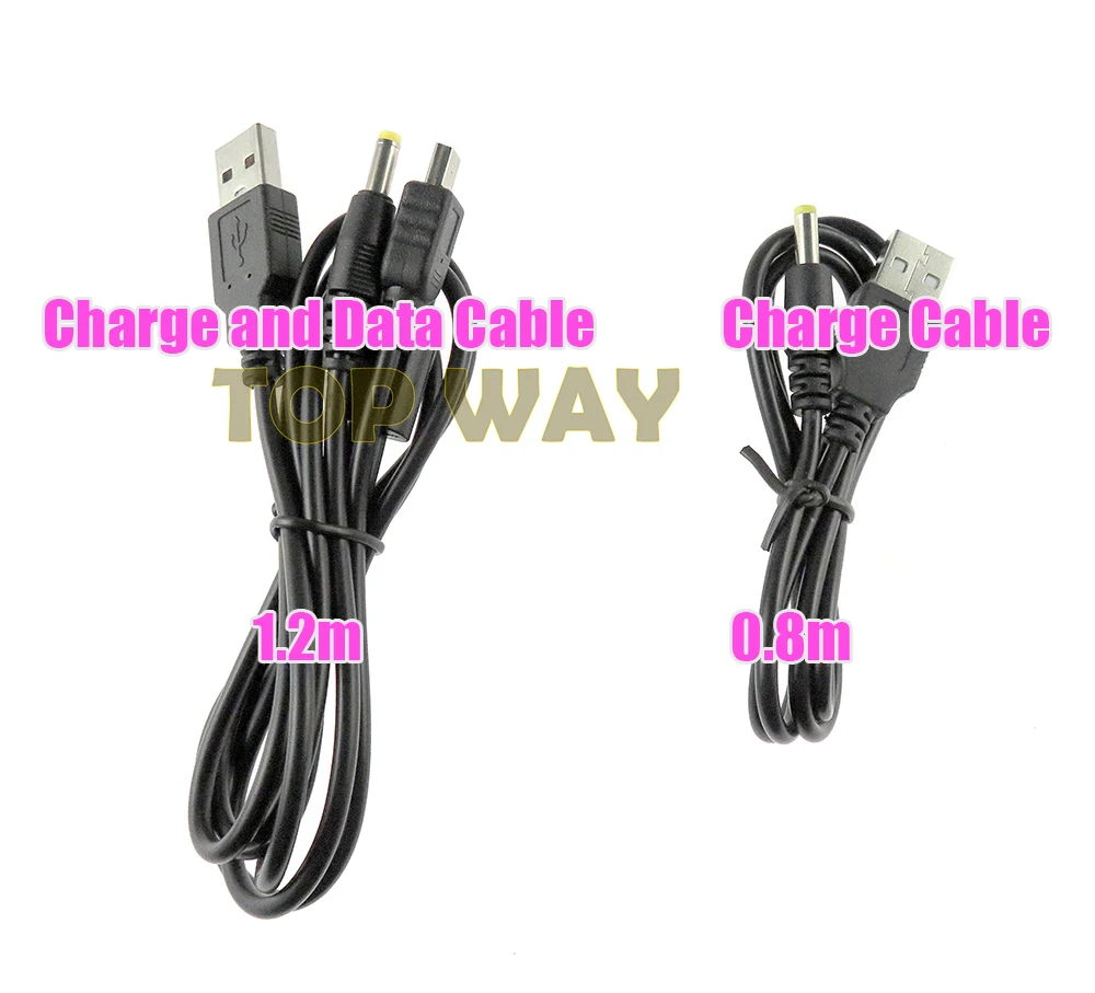 2 в 1 USB кабель для зарядки и передачи данных PSP 1000 2000 3000 зарядное устройство