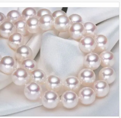 Новинка классическое огромное круглое жемчужное ожерелье AAA 12 мм с белым