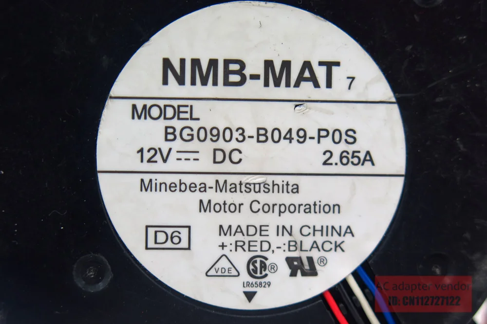

nmb FOR DELL GX280 4700C BG0903-B049-P0S 2.65A 12V 9CM turbo cooling fan