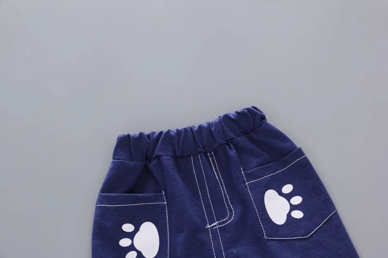 18M-4T Girls Clothing Sets Cartoon Bear Tops + Shorts Clothes for Boys Two Pcs Kids 2018 Summer Children | Детская одежда и обувь