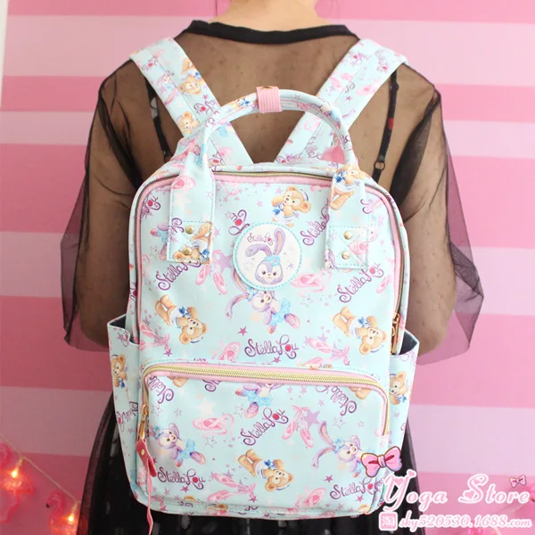 Duffy Bear/новый рюкзак для друзей stellalou Rabbit Детский из искусственной кожи с
