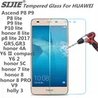 Закаленное стекло для HUAWEI Ascend P8 P9 P10 lite 2017 honor 5C 5X 5S GR5 GR3 4A Y6 2 7lite 8 PRO V9 защитный экран 9H on