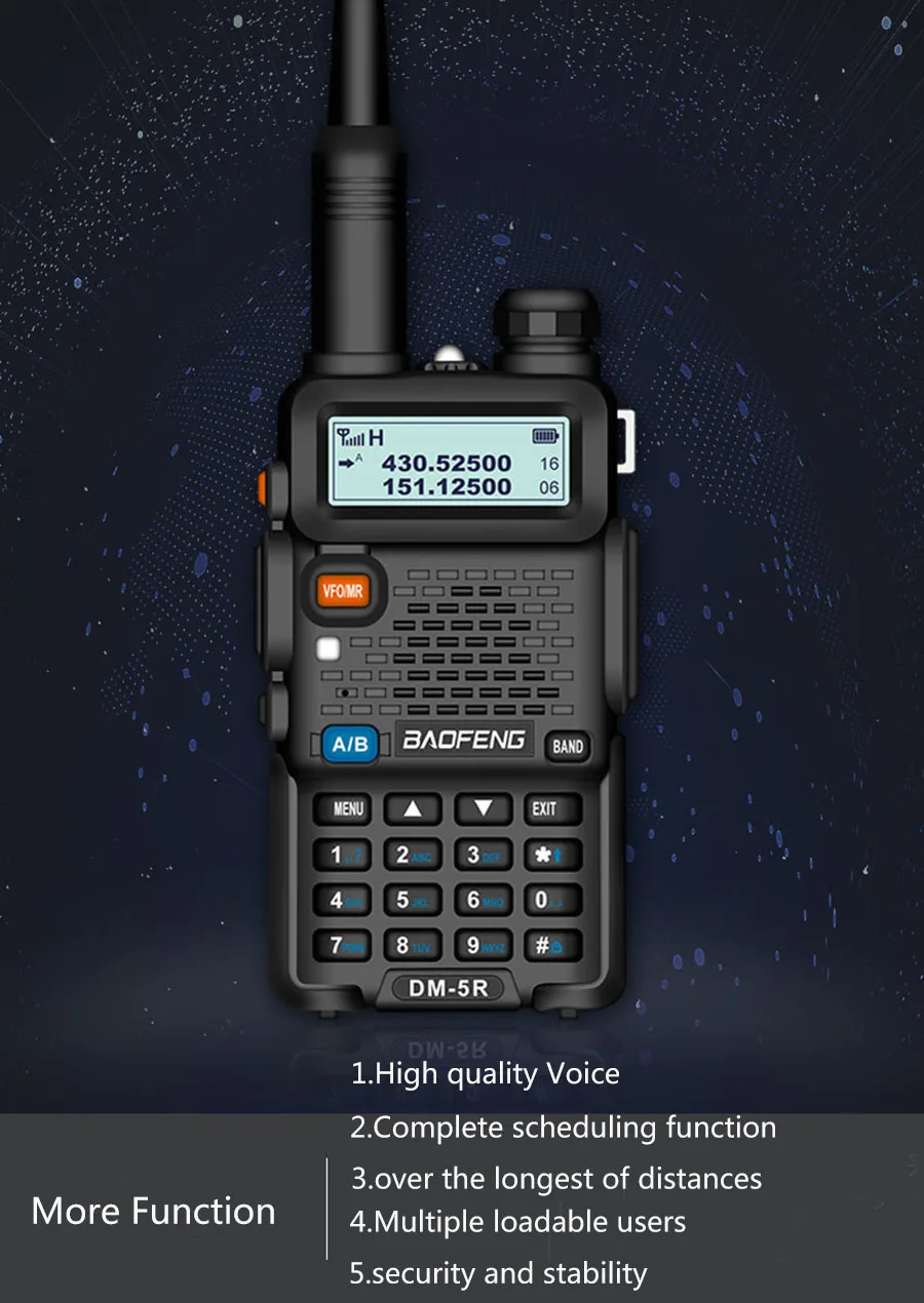 baofeng DM-5R DM 5R DM5R для DMR cb цифровая комплект рация 2 шт 10 км автомобильная портативная рации ham радиостанция трансивер baufeng двухдиновая магнитола радиостанции boafeng двухдиапазонная uhf vhf радиолюбитель