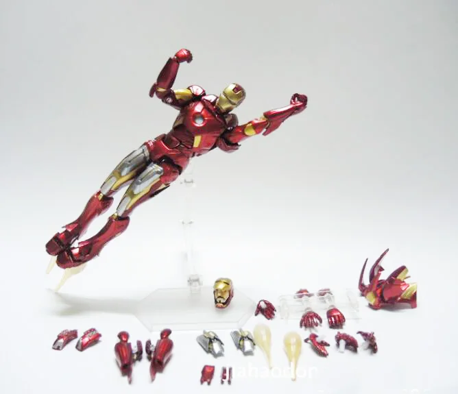 15 см Figma MAX EX 018 026 Мститель Железный человек Marvel фигурка модель игрушки|Игровые