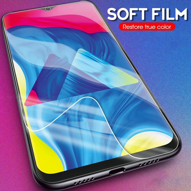 Полная защита экрана гидрогель мягкая пленка для Samsung Galaxy A70 A90 M10 M20 M30 A20 A10 A50 A60 A80 A30