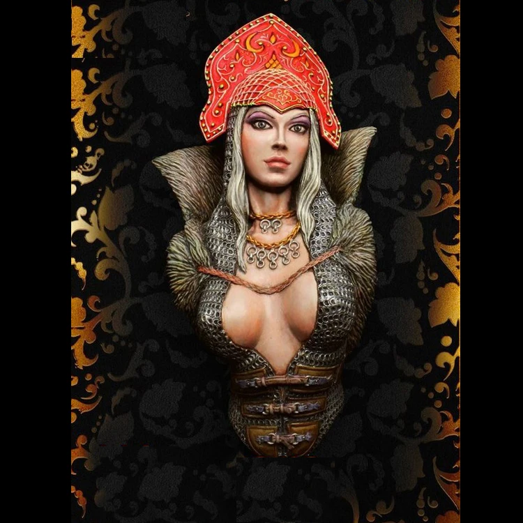 1/10 Смола Бюст строительный комплект Королева | Игрушки и хобби
