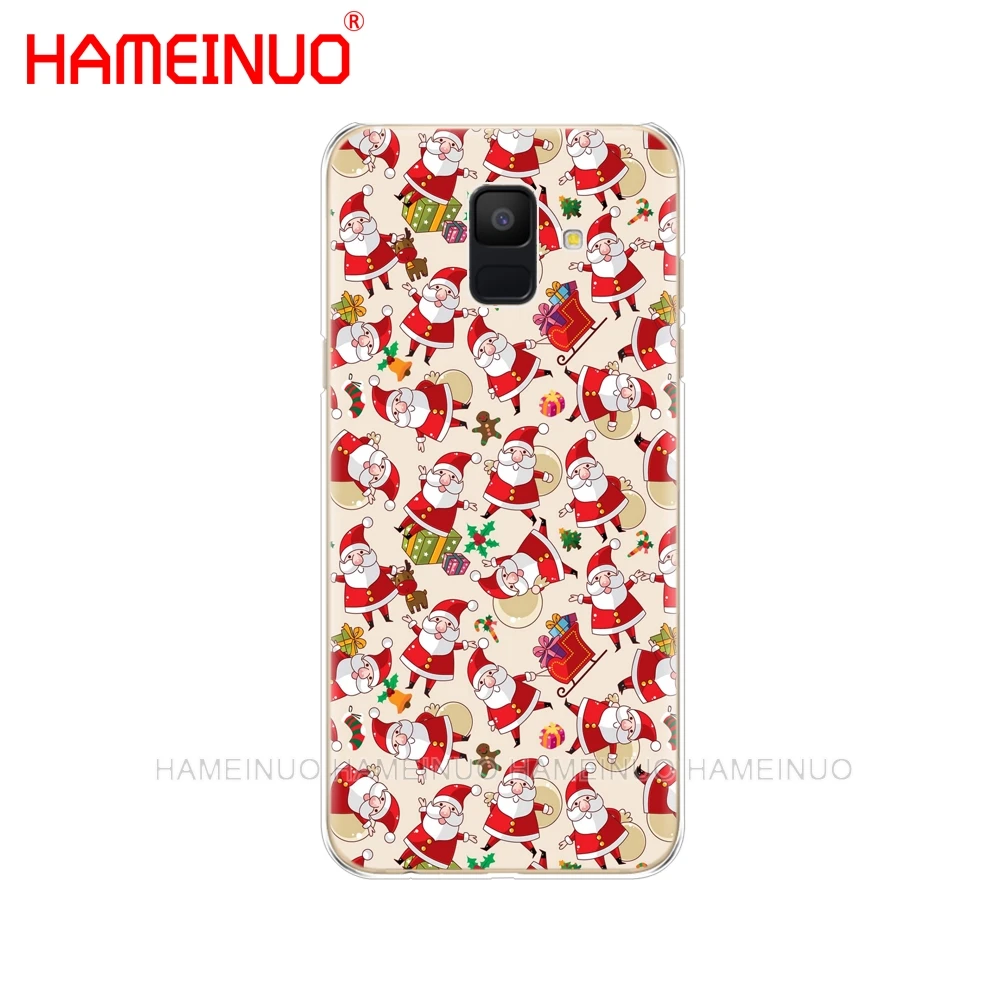 HAMEINUO Merry Christmas Санта Клаус Олень год чехол для телефона samsung Galaxy J4 J6 J8 A9 A7 A6 A8 PLUS j7 duo - Цвет: 43194