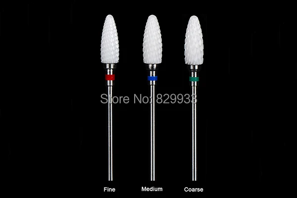 Foot Cutter Nail Ceramic Drill Burr Bits White Chiropody Podiatry Manicure Pedicure Art Salon Cuticle Cleaner Tools | Красота и