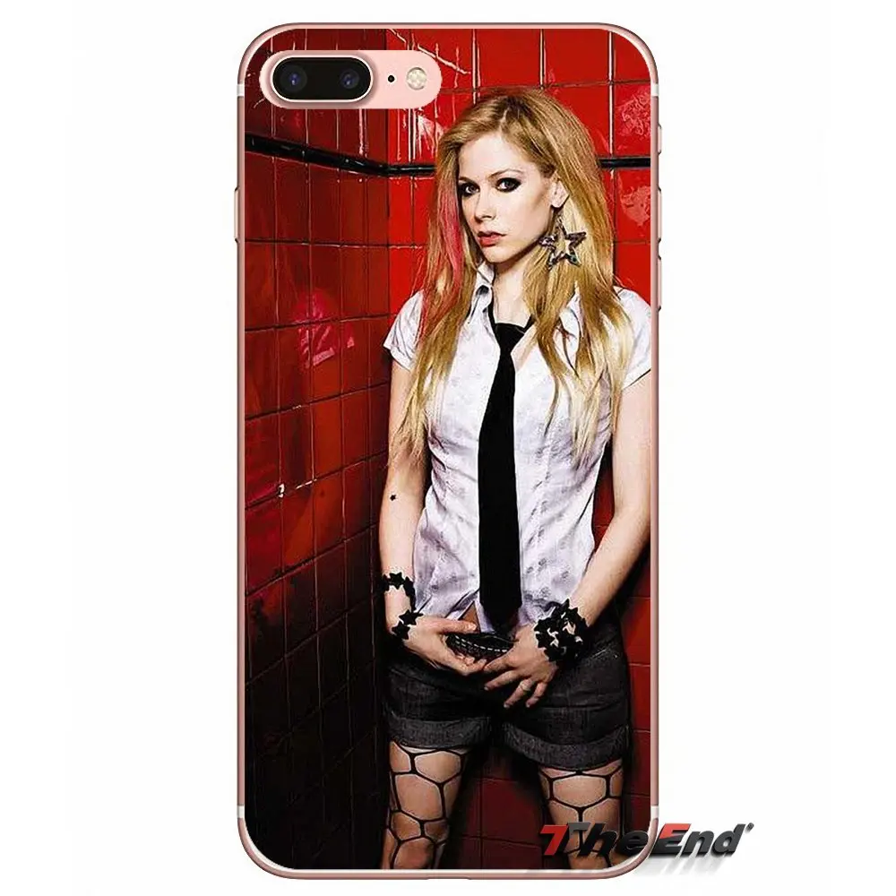 Чехол для Samsung Galaxy S3 S4 S5 MINI S6 S7 edge S8 Plus Note 2 3 4 5 Grand Core Prime Rock Singer Avril Lavigne Music Star |