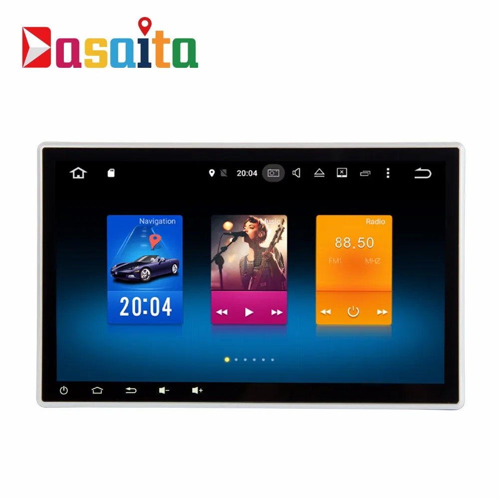 Android 6.0 2Din автомобиля GPS игрока Нави Для универсальный автомобиль с 10.2 &quotOcta core