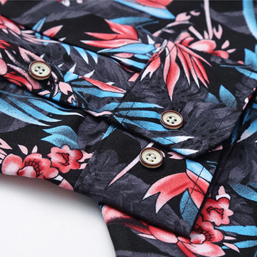 Мужская одежда 2019 camisa masculina модная уличная гавайская рубашка большие размеры
