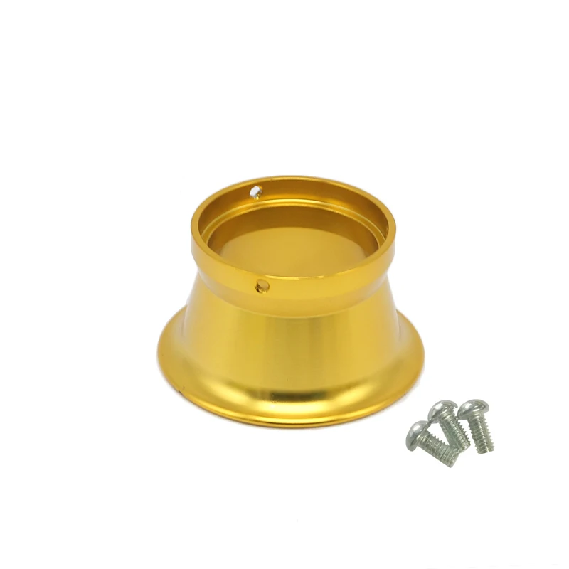 Alconstar-55mm МОТОЦИКЛ КАРБЮРАТОР воздушный фильтр чашка ветер чашка с рожком Fit PWK32 PWK34 Keihin OKO KOSO модифицированный карбюратор - Цвет: Золотой