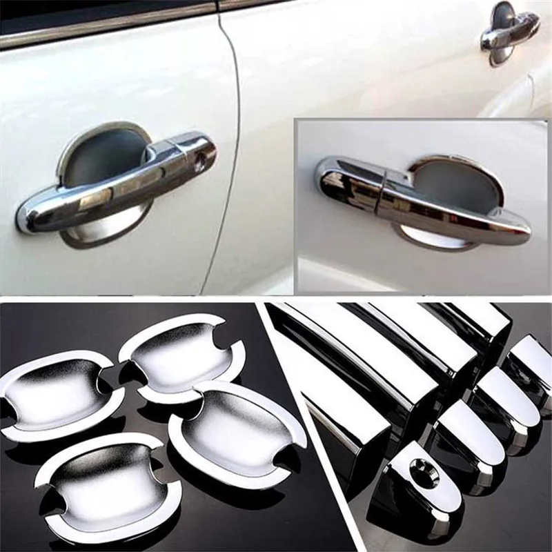 

Non-Rusty Chrome Door Handle Bowl Cover Cup Overlay Trim For KIA Sportage