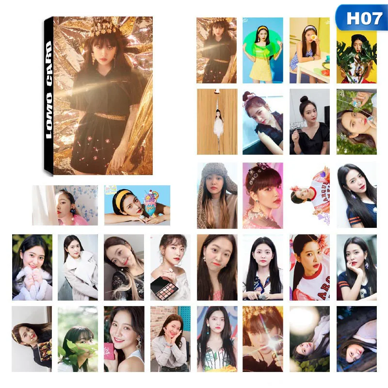 30 шт./компл. Red красные бархатные новые Ablum Lomo карты самодельные бумажные фото карты игрушек, для подарка, для фанатов Канцелярский набор