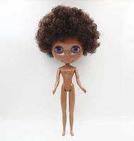 free shipping big discount rbl 624 diy nude blyth doll birthday gift for girl 4colour big eye doll with beautiful hair cute toy