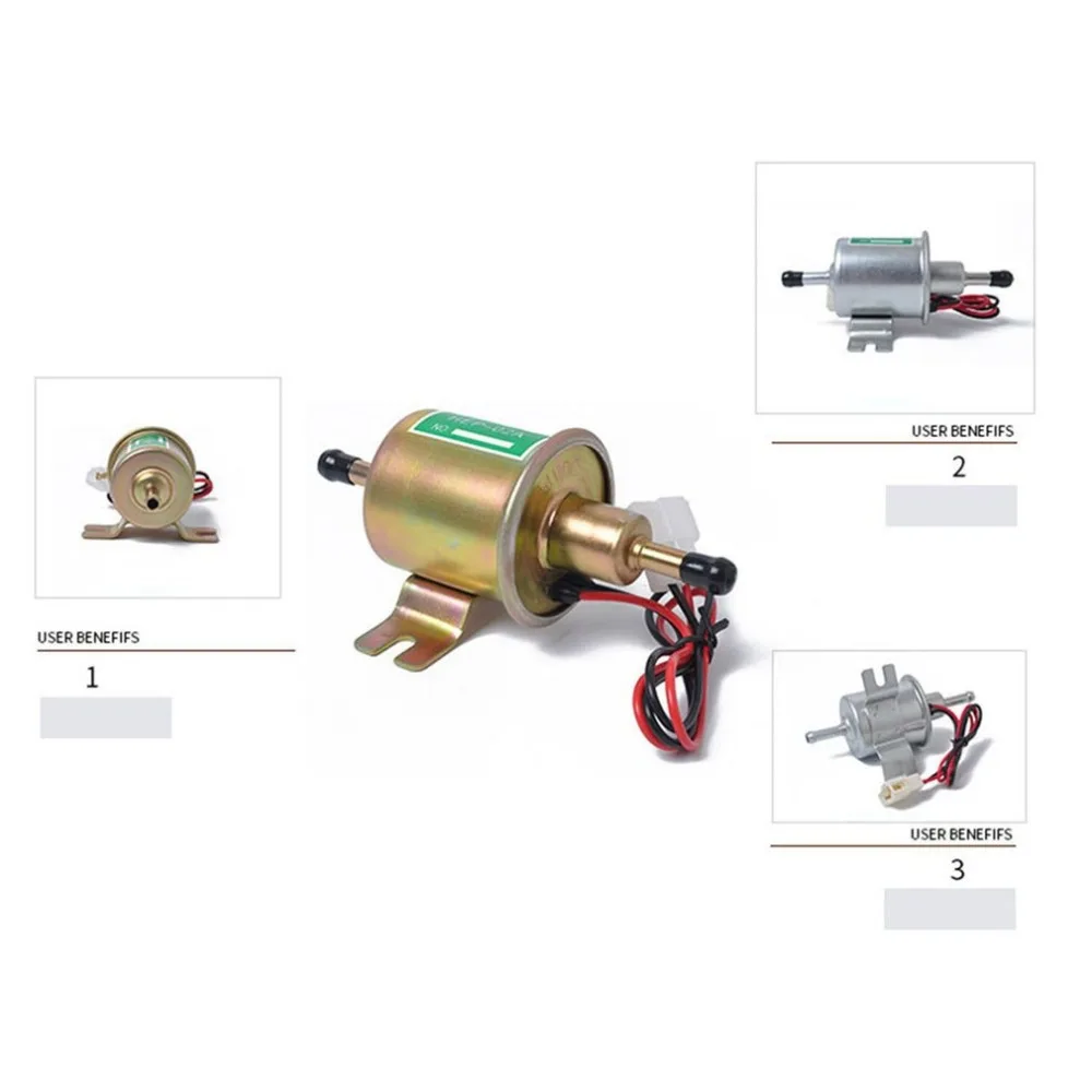 HEP 02A 12V/24V Электронный Топливный насос мульти функциональный топливный прочный