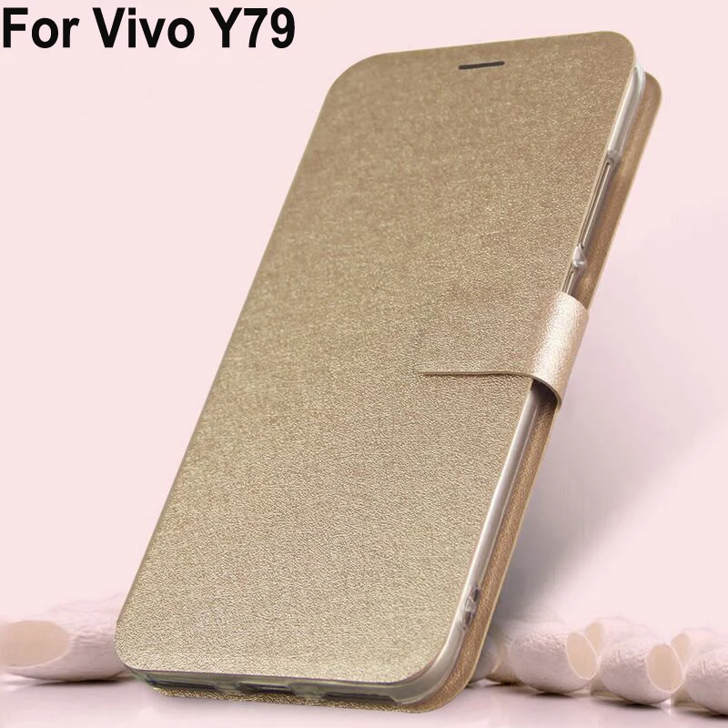 

For Vivo Y79 Case PU leather Sillcon case VivoY79 coque flip Magnetic closure back Cover For Vivo Y 79 PD1708A cases shell