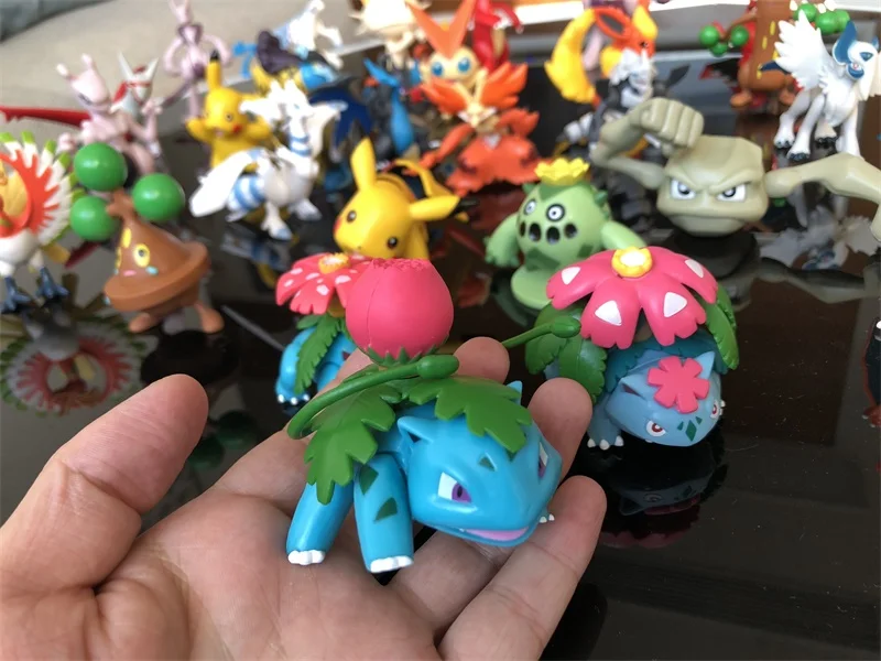 Большой размер Wartortle Charmeleon Delphox Ivysaur Venusaur MEGA Аниме фигурки Модель pks