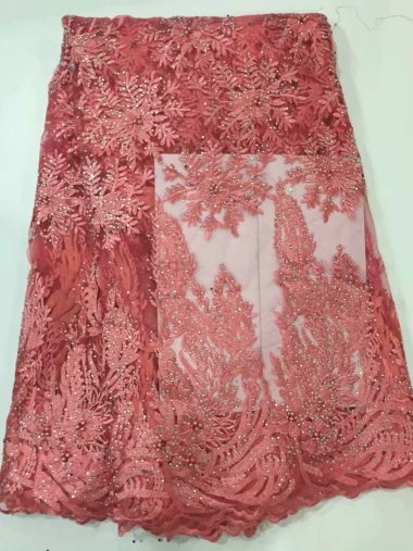 New Designs African French Lace Fabric SZH112-4 High Quality Nigeria Net 2019 With Stones for lady dress.5yds/pcs | Дом и сад
