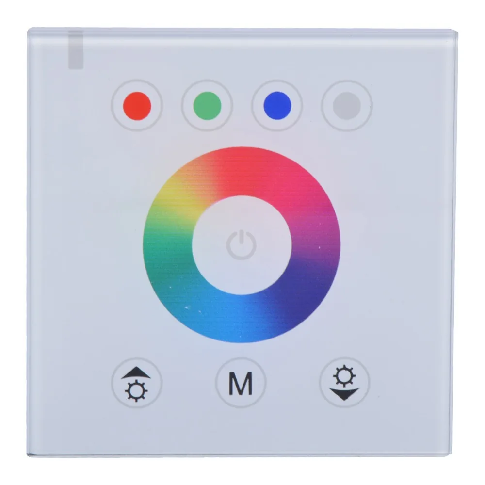 RGBW светодиодная Сенсорная панель контроллер Светодиодный диммер для