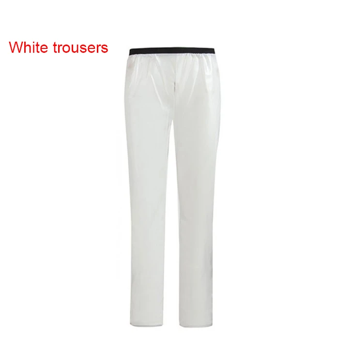white pant Летние Для мужчин Для женщин езда на велосипеде плащ Водонепроницаемый Vélo штаны дорожный велосипед ветрозащитный дождевик Костюмы комплект S520 - Цвет: white pant