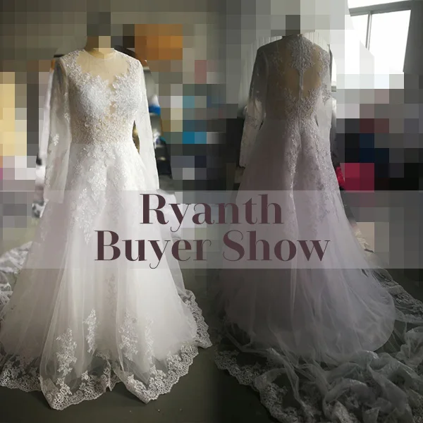 Vestidos de Noiva ТРАПЕЦИЕВИДНОЕ кружевное свадебное платье прозрачная спина сексуальное свадебное платье с длинными рукавами es Robe De Mariage свадебные платья