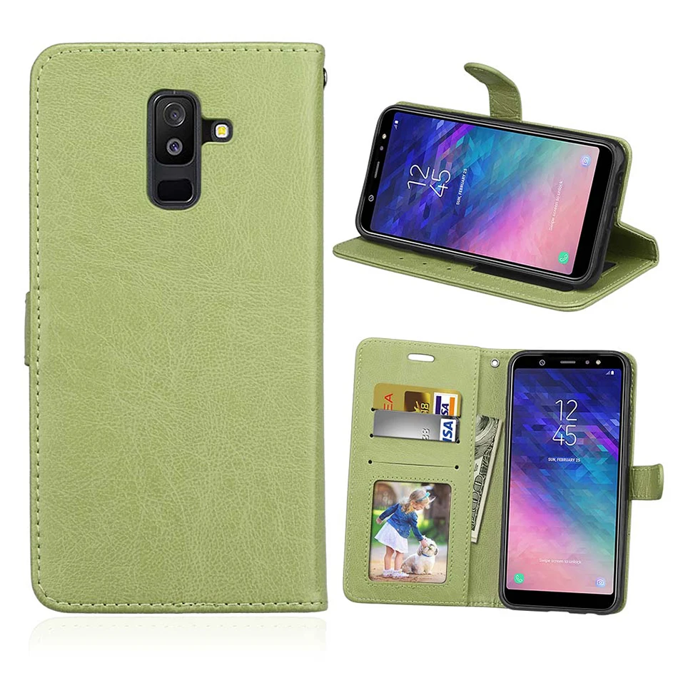 Кожаный бумажник чехол для samsung Galaxy J1 мини J2 J3 J4 J5 J6 J8 J7 Duo MAX на заднюю панель V Grand Prime Pro Чехол для телефона Coque