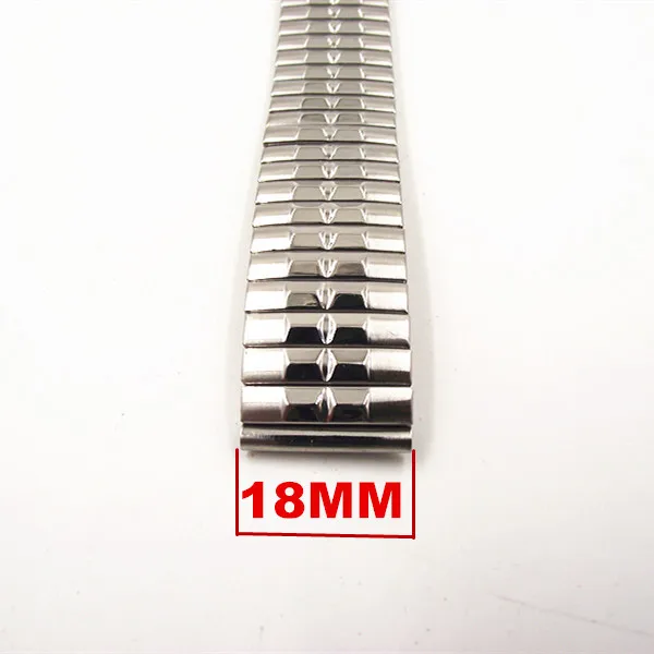 Высококачественный эластичный ремешок из нержавеющей стали 20 шт./лот 18 мм для