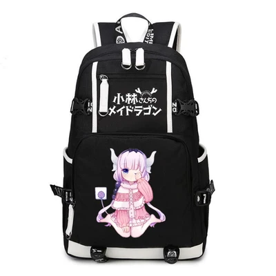 Kobayashi san Chi no Maid рюкзак с принтом дракона Anime kanna Tohru нейлоновая школьная сумка для