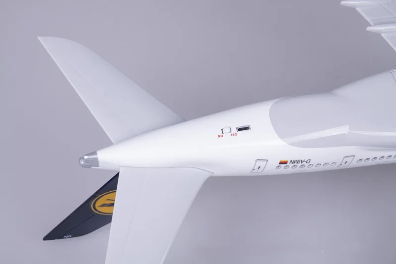 1/160 масштаб 50,5 см самолет Airbus A380 Lufthansa модель самолета Германия отлитая модель самолета пластиковая Смола самолет для сбора