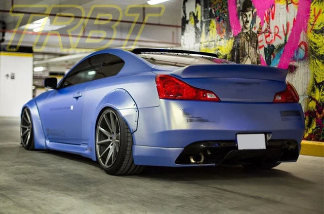 Для Infiniti G37 LB широкая боковая юбка из стекловолокна FRP/задний диффузор/задний