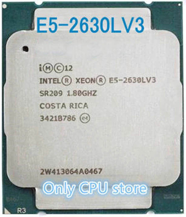 E5-2630LV3 Intel Xeon OEM версия E5 2630LV3 Процессор 8 ядер 1,80 ГГц 20 МБ 22nm LGA2011-3 E5 2630L V3 процессор