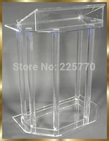 hot selling with high quality clear acrylic podium pulpit lectern manufacturer supplies acrylic lectern