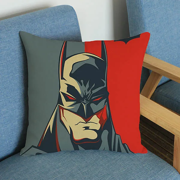as picture Super Heroes c книги по искусству Ун наволочки с принтом для диван сиденье Халк, Бэтмен Супермен Декоративные Чехлы подушек домашний Декор 45x45 см поп - Цвет: as picture