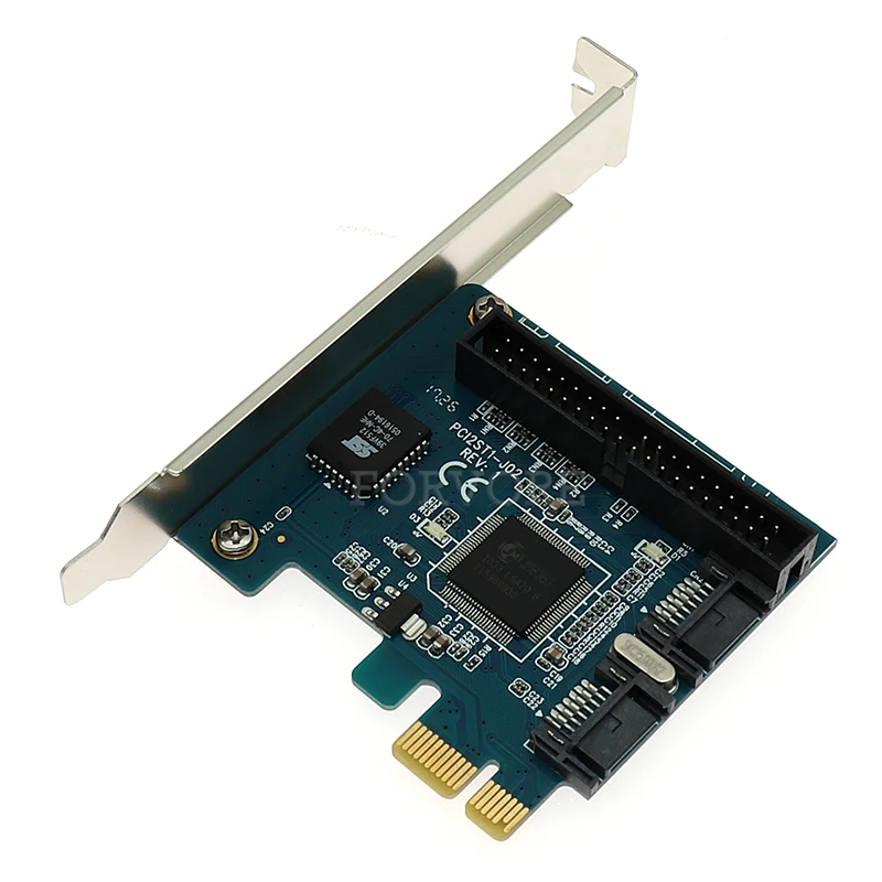 PCI e к IDE и 2 порта SATA 7pin контроллер карты чипсет Jmicron JMB363|Платы расширения| |